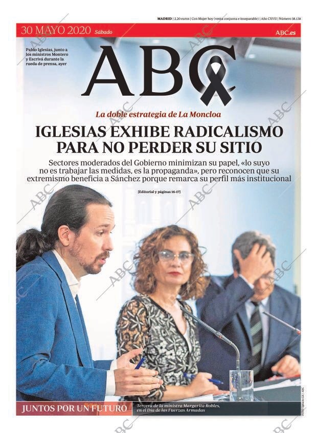 ABC MADRID 30-05-2020 página 1