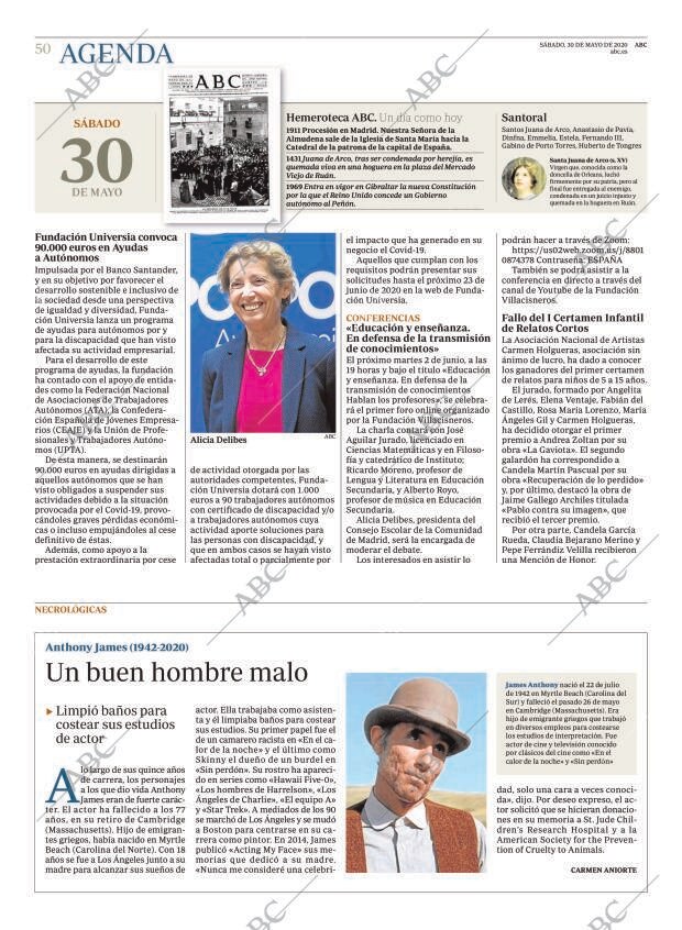 ABC MADRID 30-05-2020 página 50