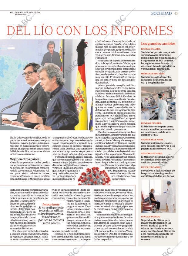 ABC MADRID 31-05-2020 página 45