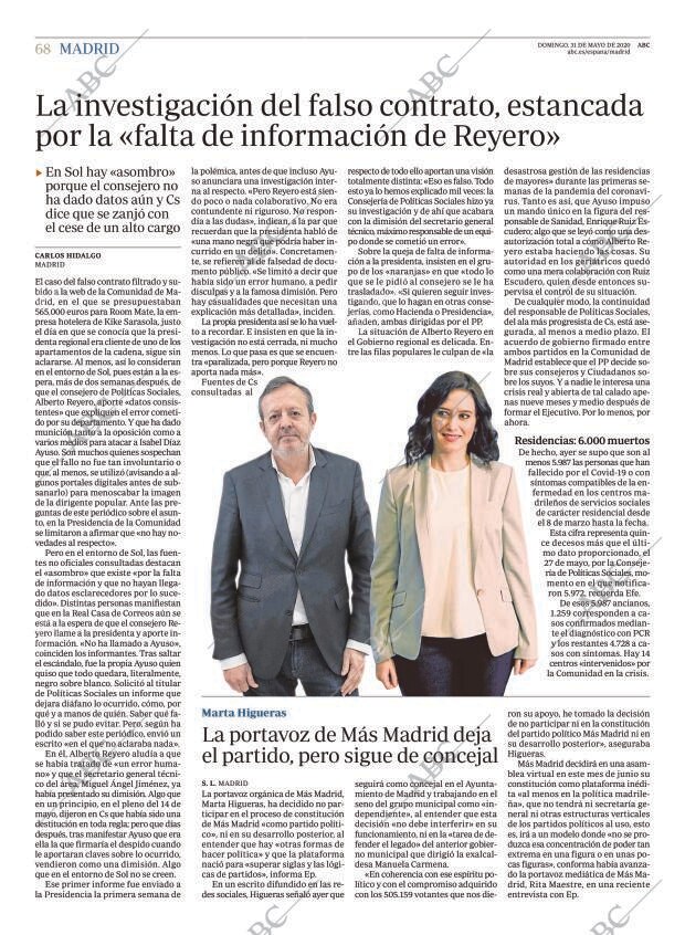 ABC MADRID 31-05-2020 página 68