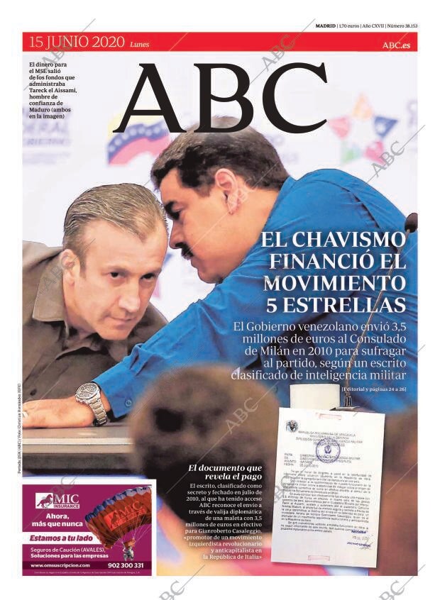 ABC MADRID 15-06-2020 página 1