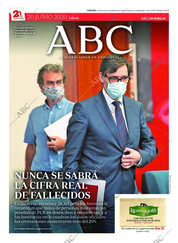 ABC CORDOBA 20-06-2020 página 1