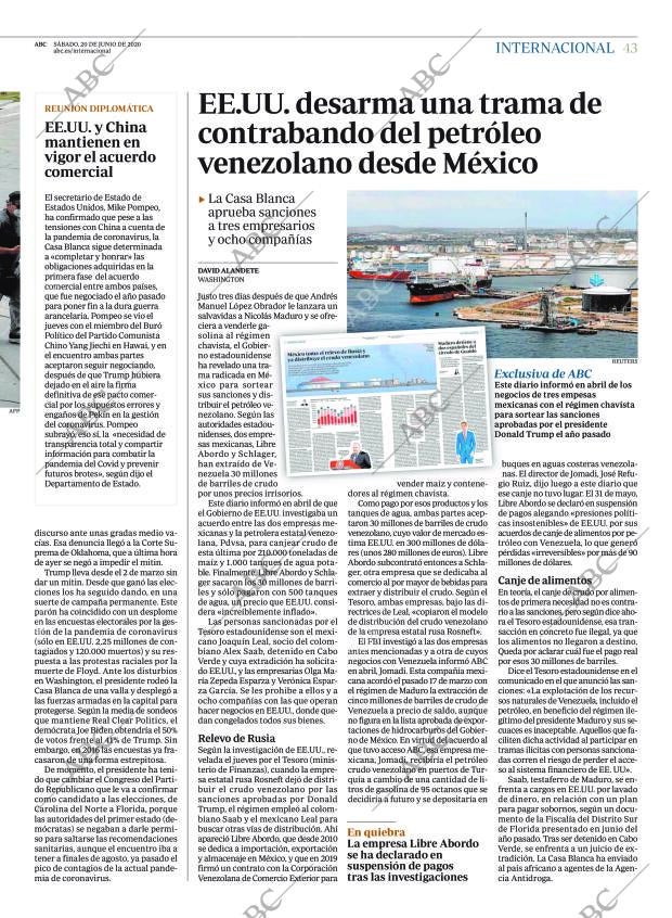 ABC CORDOBA 20-06-2020 página 43