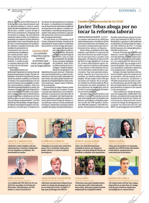 ABC CORDOBA 20-06-2020 página 45