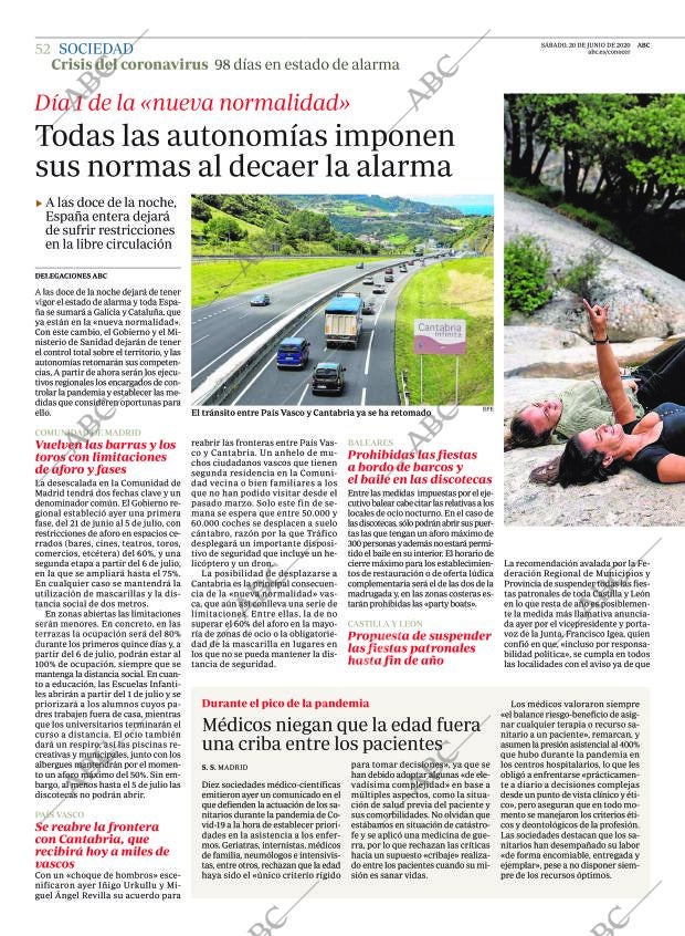 ABC CORDOBA 20-06-2020 página 52