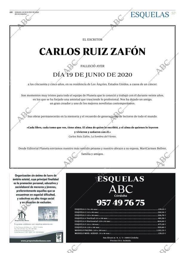 ABC CORDOBA 20-06-2020 página 57