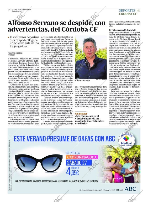 ABC CORDOBA 20-06-2020 página 61