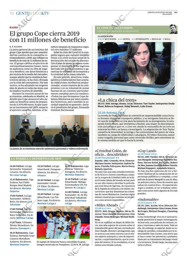 ABC CORDOBA 20-06-2020 página 70