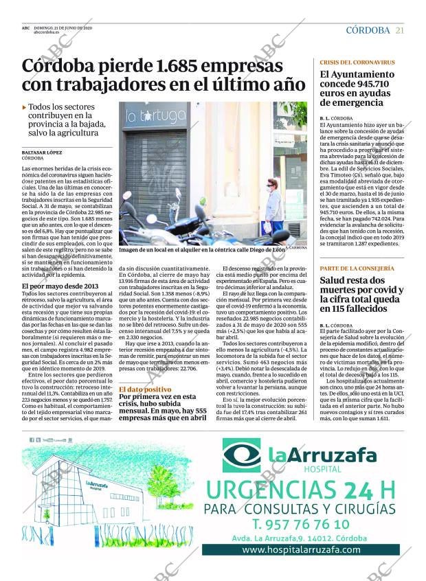 ABC CORDOBA 21-06-2020 página 21