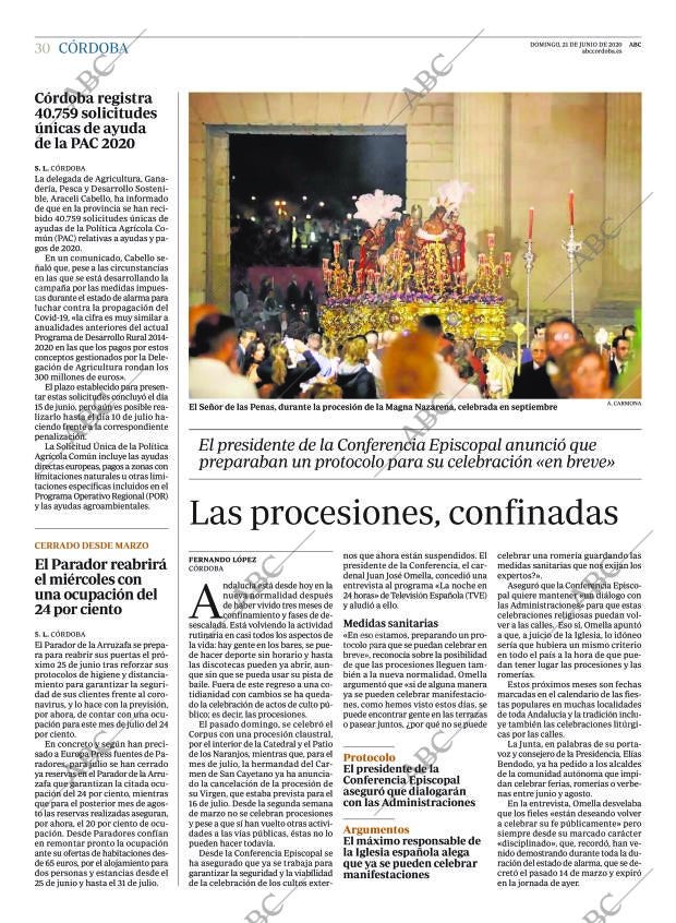 ABC CORDOBA 21-06-2020 página 30
