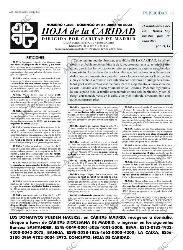 ABC CORDOBA 21-06-2020 página 43