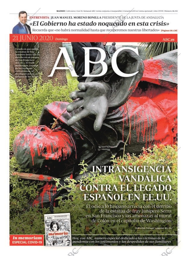 ABC MADRID 21-06-2020 página 1