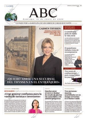 ABC MADRID 21-06-2020 página 2