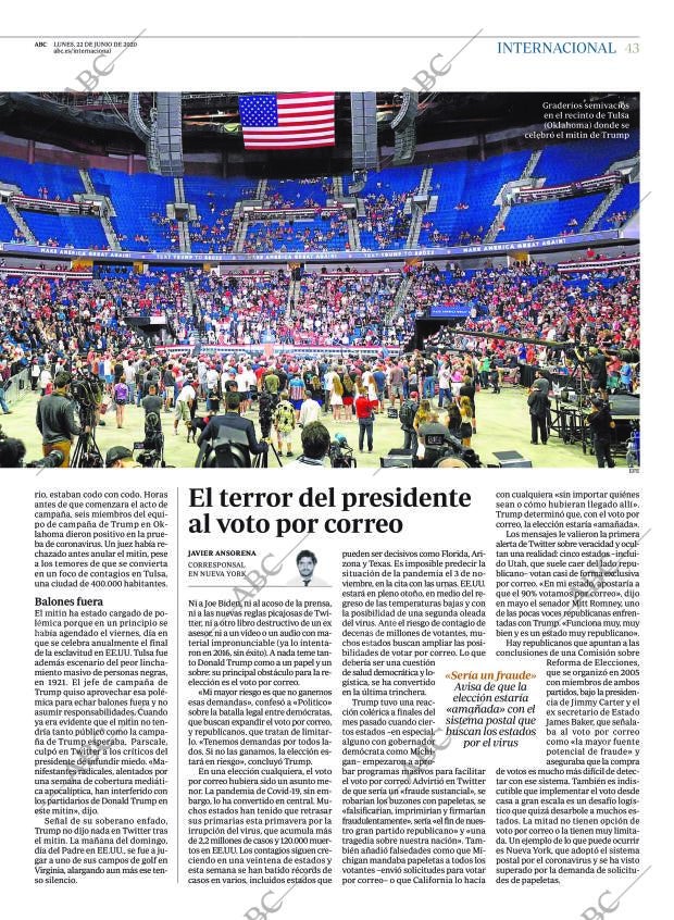 ABC CORDOBA 22-06-2020 página 43