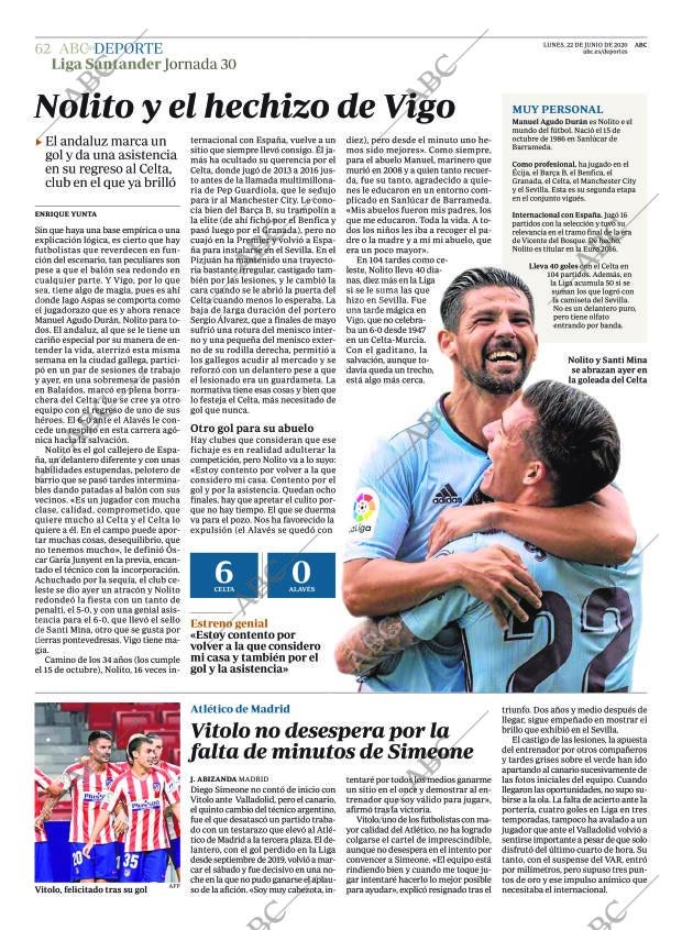 ABC CORDOBA 22-06-2020 página 62