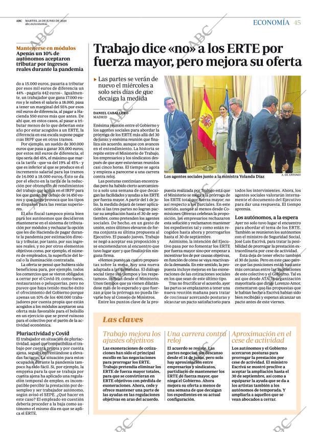 ABC CORDOBA 23-06-2020 página 45