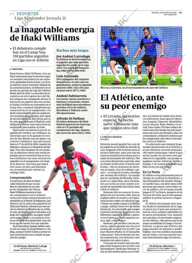 ABC CORDOBA 23-06-2020 página 64