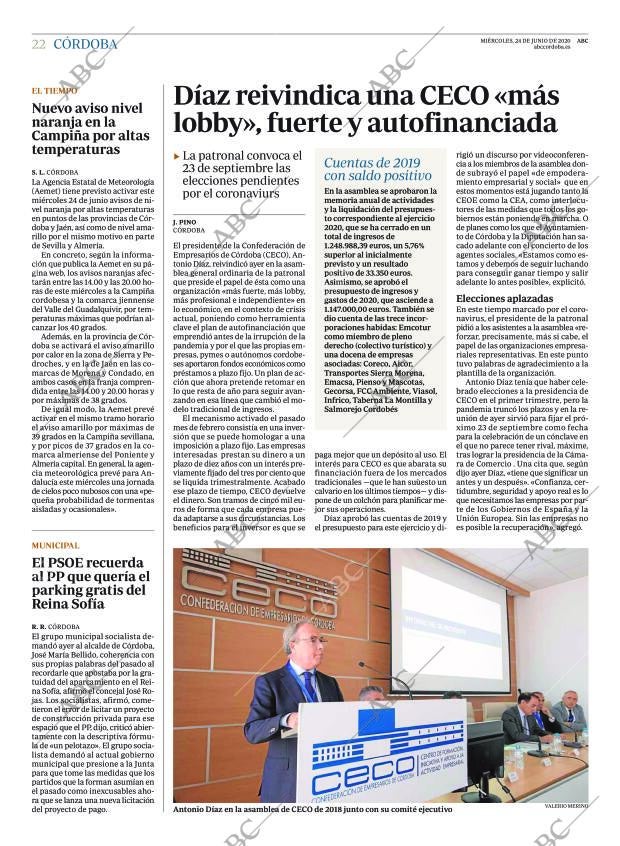 ABC CORDOBA 24-06-2020 página 22