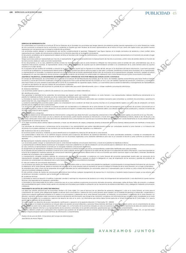 ABC CORDOBA 24-06-2020 página 45