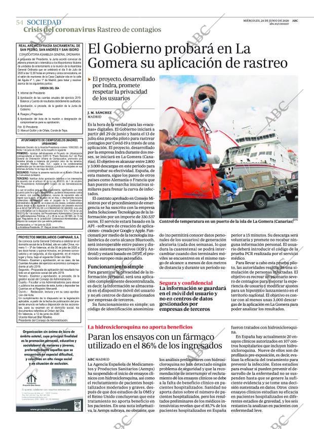 ABC CORDOBA 24-06-2020 página 54