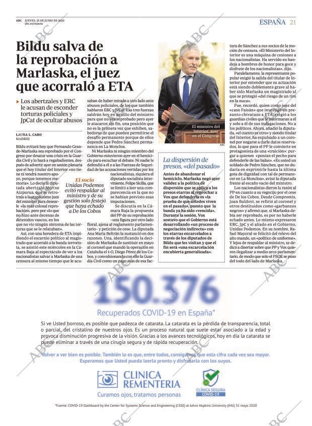 ABC MADRID 25-06-2020 página 21