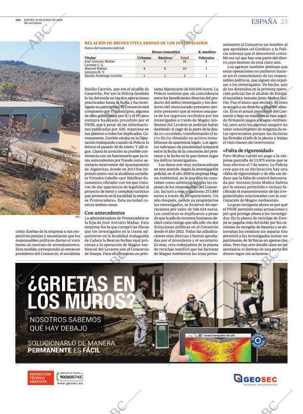 ABC MADRID 25-06-2020 página 23
