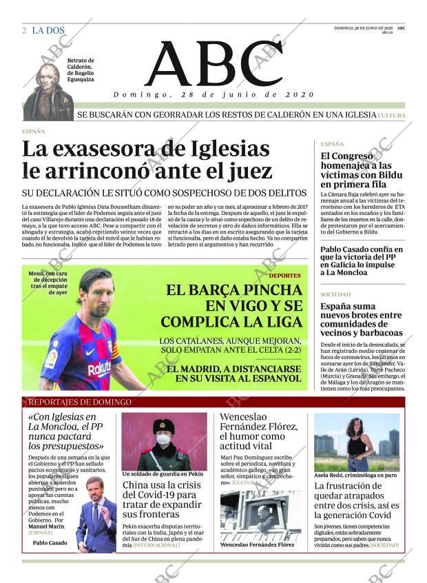 ABC MADRID 28-06-2020 página 2