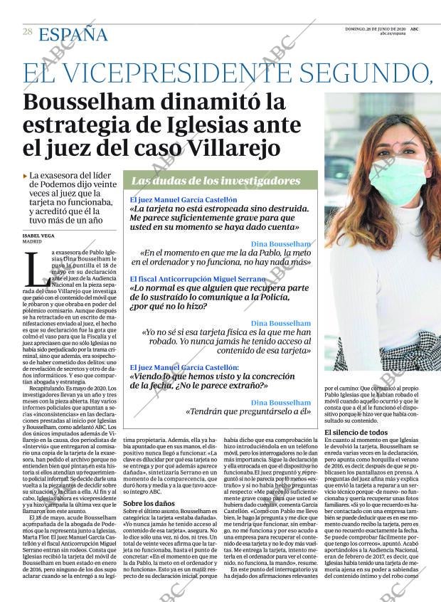 ABC MADRID 28-06-2020 página 28