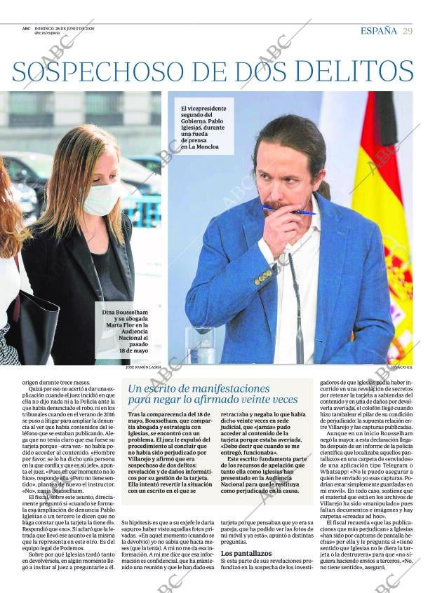 ABC MADRID 28-06-2020 página 29