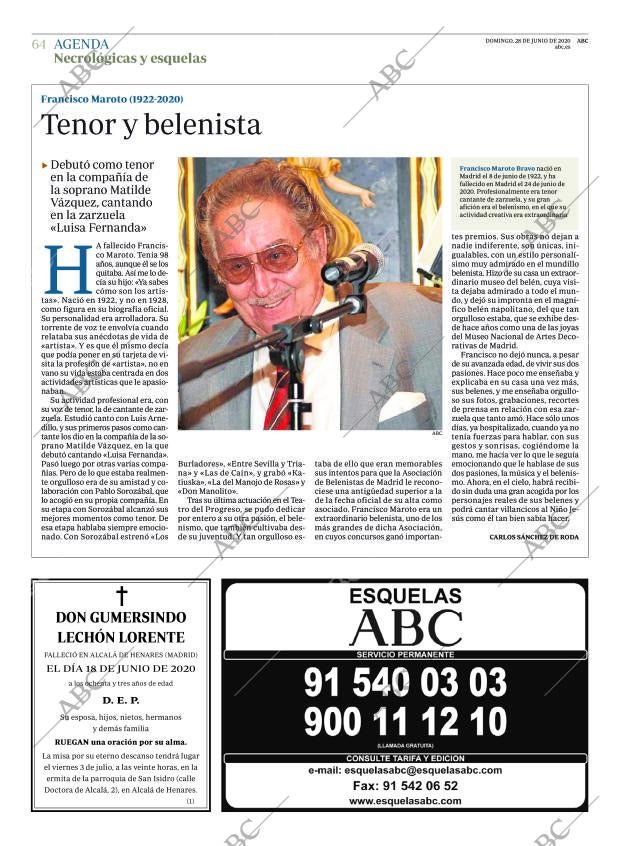 ABC MADRID 28-06-2020 página 64
