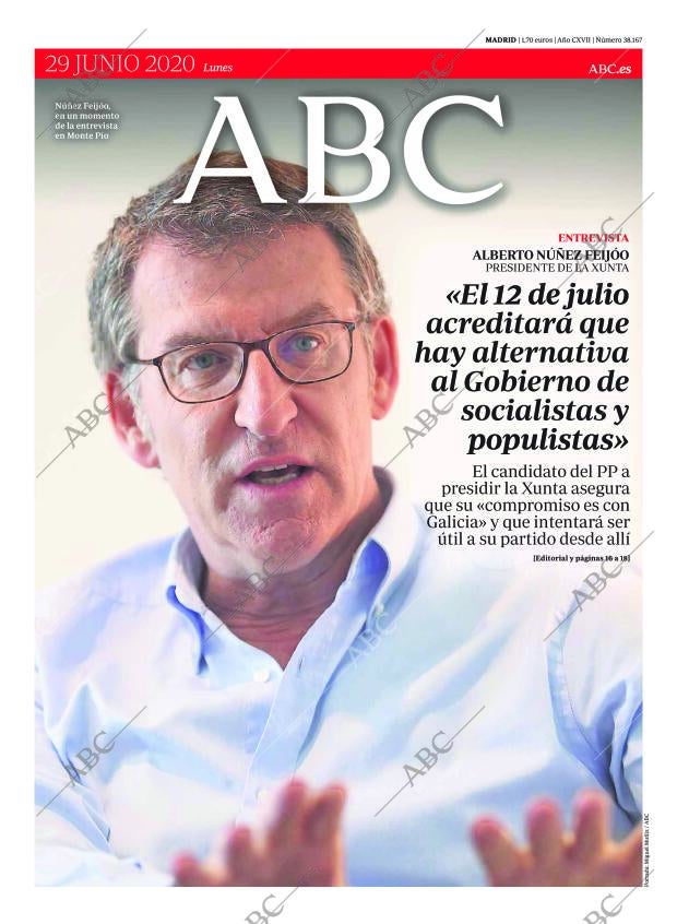 ABC MADRID 29-06-2020 página 1