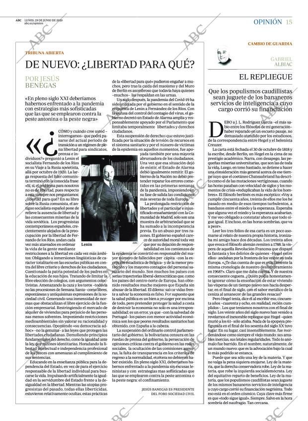 ABC MADRID 29-06-2020 página 15