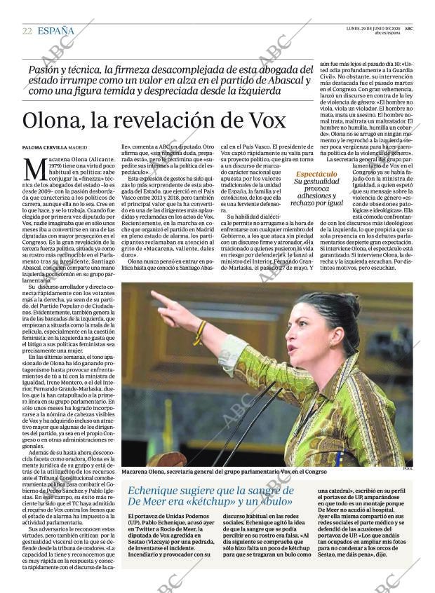 ABC MADRID 29-06-2020 página 22