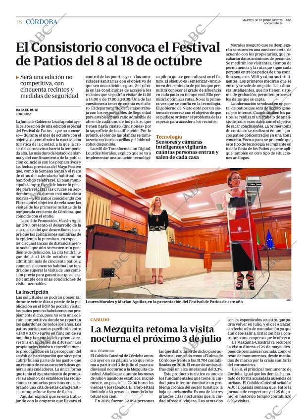 ABC CORDOBA 30-06-2020 página 18