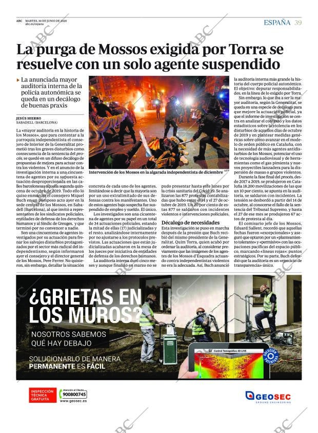 ABC CORDOBA 30-06-2020 página 39