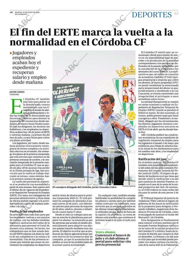 ABC CORDOBA 30-06-2020 página 63