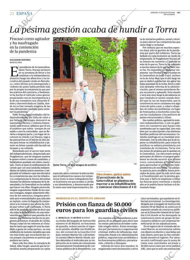 ABC MADRID 11-07-2020 página 22