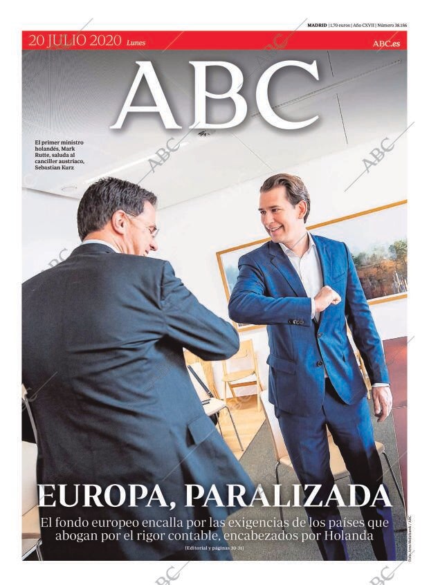 ABC MADRID 20-07-2020 página 1