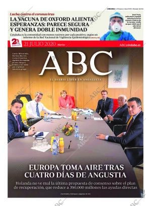 ABC CORDOBA 21-07-2020 página 1