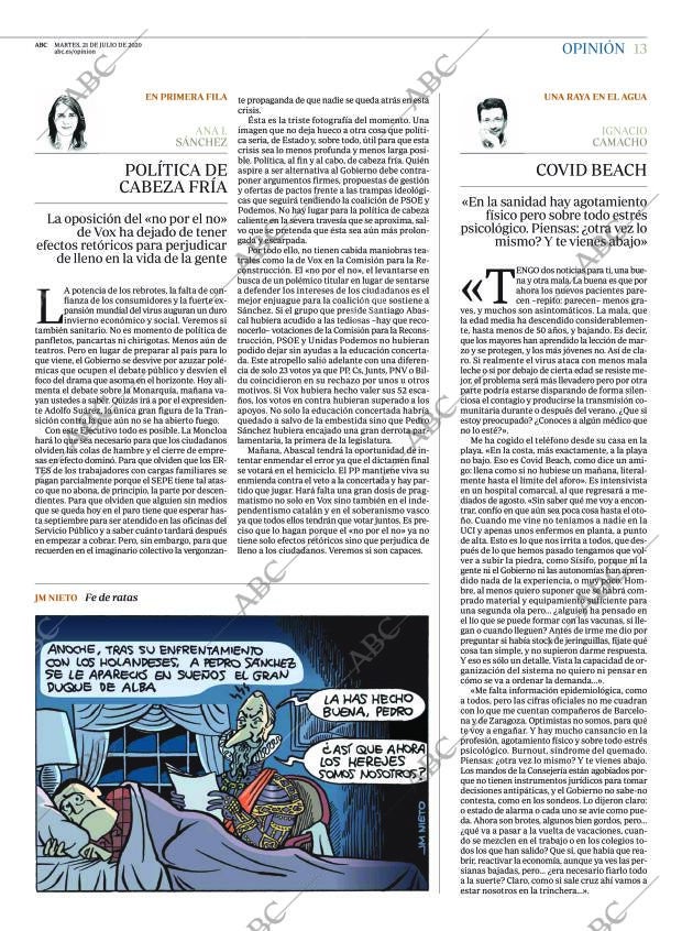 ABC CORDOBA 21-07-2020 página 13