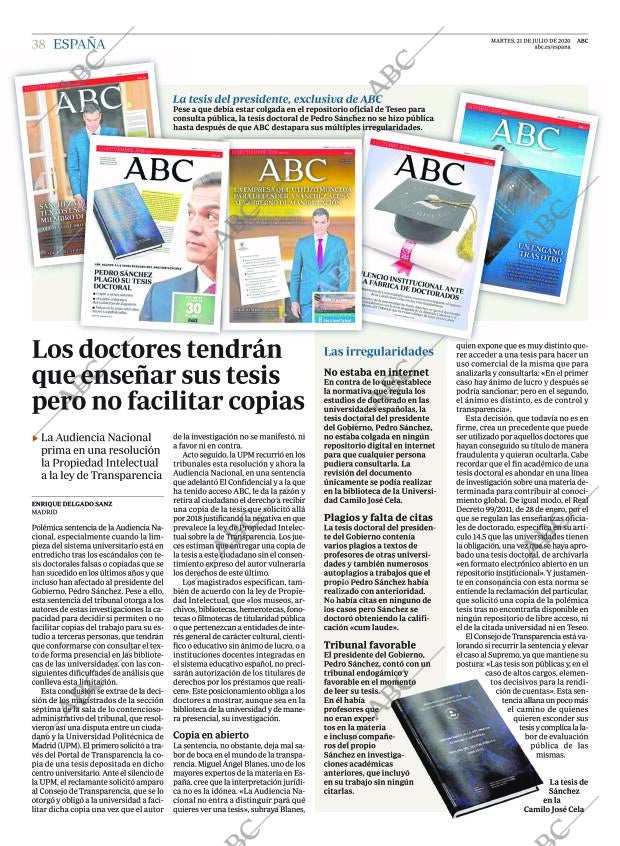 ABC CORDOBA 21-07-2020 página 38