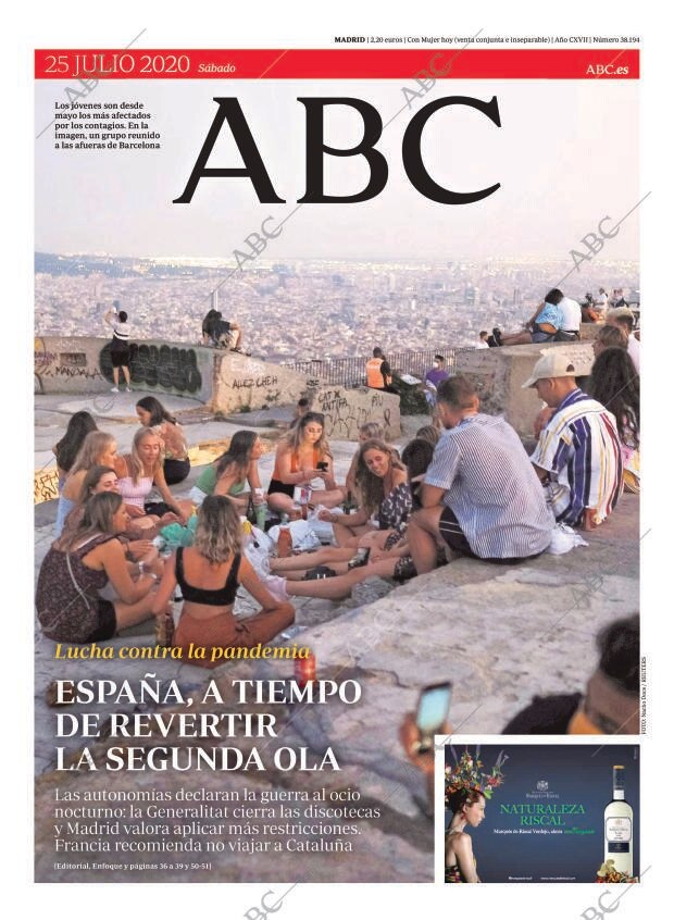 ABC MADRID 25-07-2020 página 1
