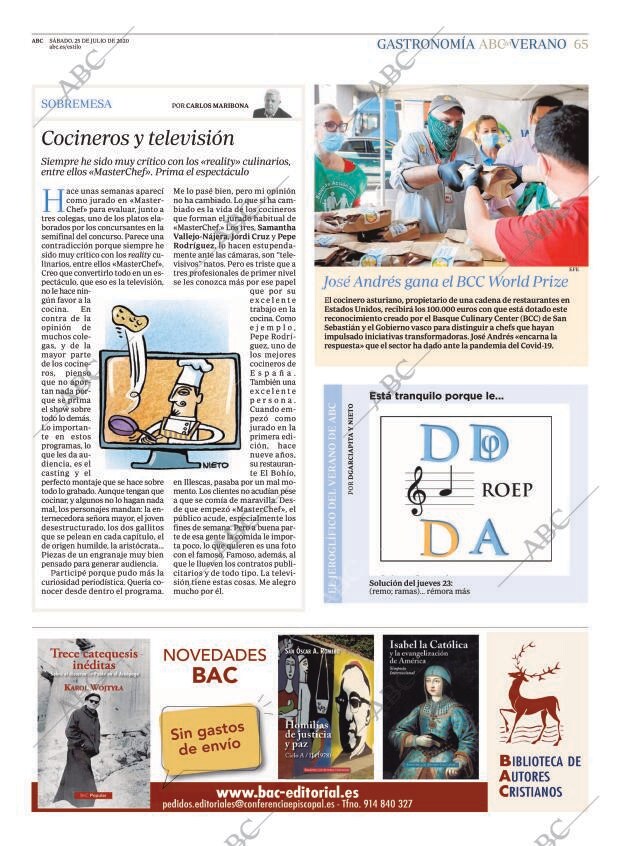 ABC MADRID 25-07-2020 página 65
