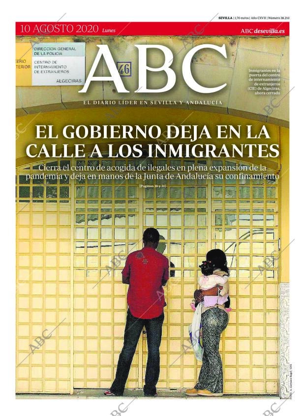 ABC SEVILLA 10-08-2020 página 1