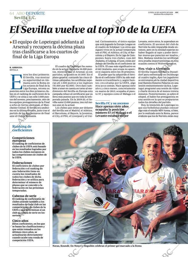 ABC SEVILLA 10-08-2020 página 64