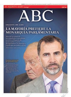 ABC MADRID 16-08-2020 página 1