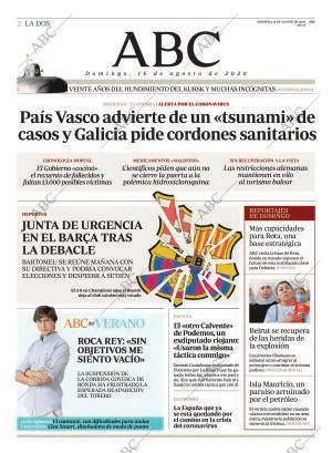ABC MADRID 16-08-2020 página 2