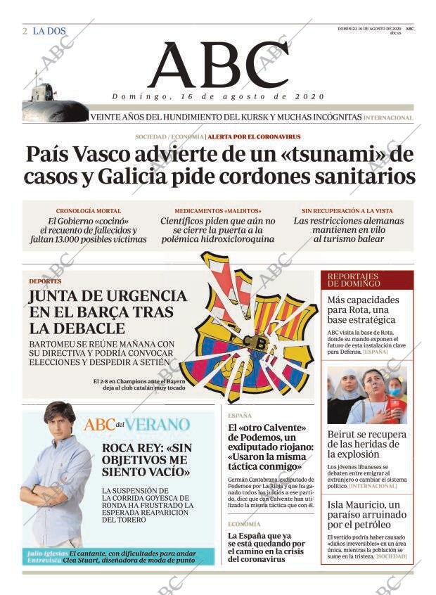 ABC MADRID 16-08-2020 página 2