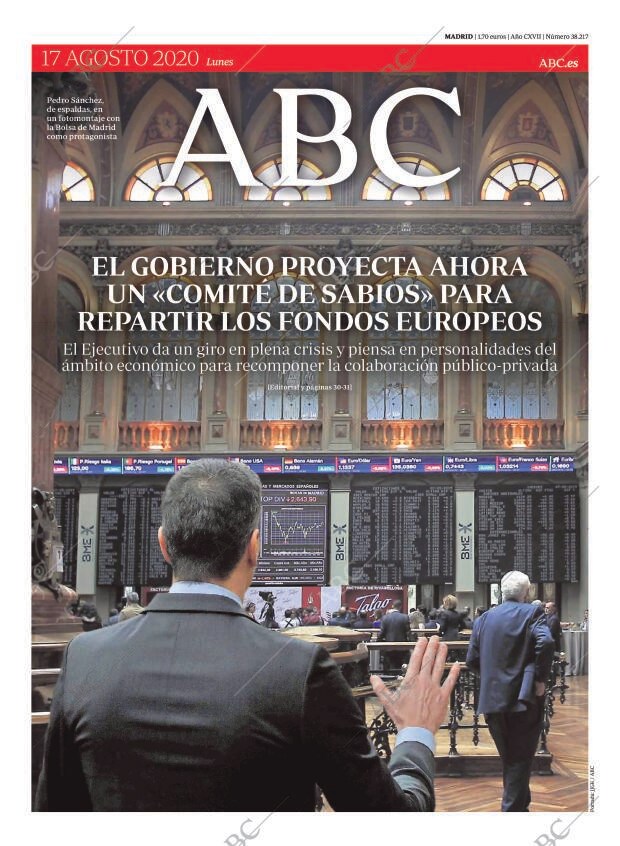 ABC MADRID 17-08-2020 página 1