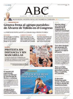 ABC MADRID 17-08-2020 página 2